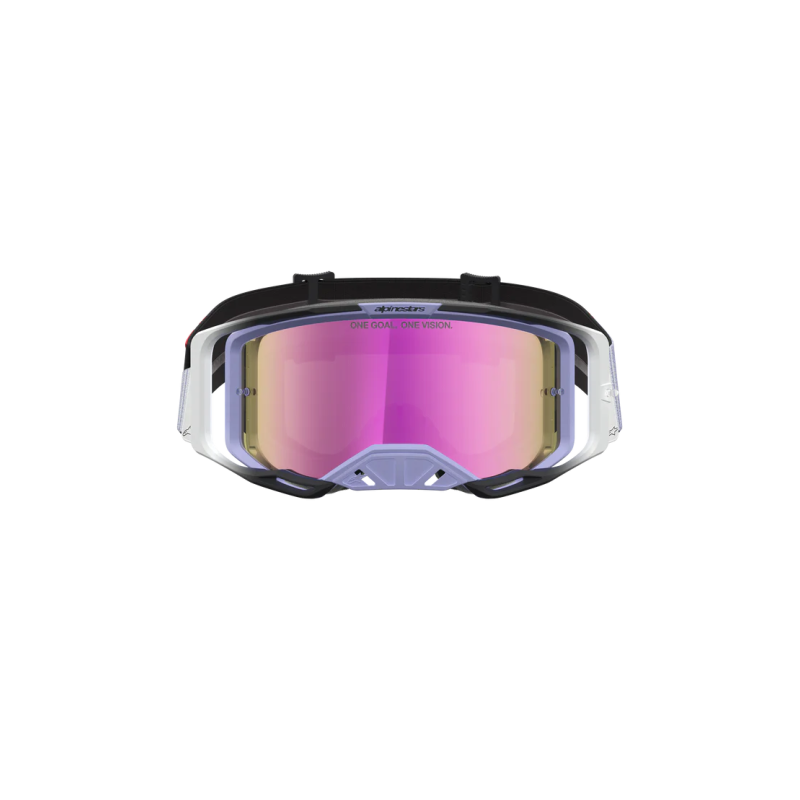Maschera Alpinestars Vision 8 Maven Lavender Black Mirror Pink
