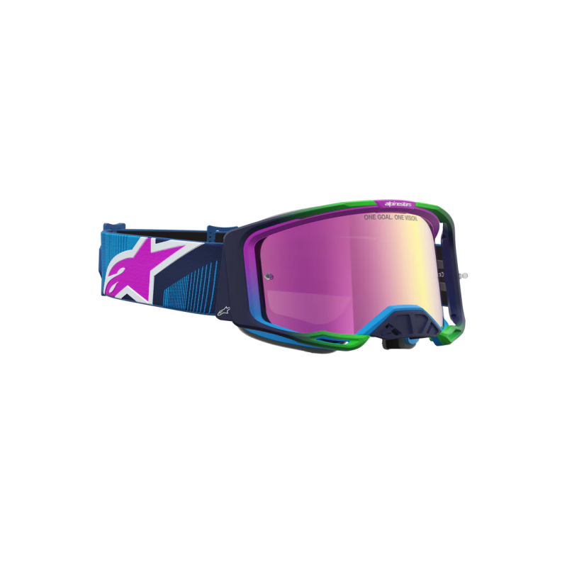 Masque Alpinestars Vision 8 Maven Blithe Blue Purple Mirror Pink