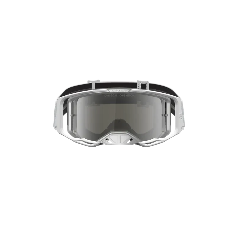 Masque Alpinestars Vision 8 Ambra White Silver Mirror Silver