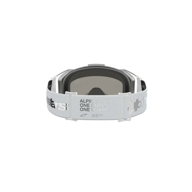Masque Alpinestars Vision 8 Ambra White Silver Mirror Silver