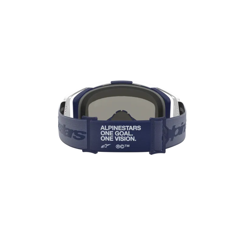 Mx Goggle Alpinestars Vision 8 Ambra Navy White Mirror Blue