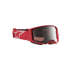 Masque Alpinestars Supertech Vesta Red Fluo Chrome Mirror Silver