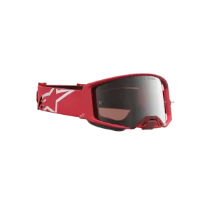 Masque Alpinestars Supertech Vesta Red Fluo Chrome Mirror Silver