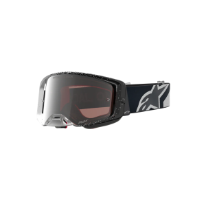 Mx Goggle Alpinestars Supertech Hiten White Black Mirror Silver