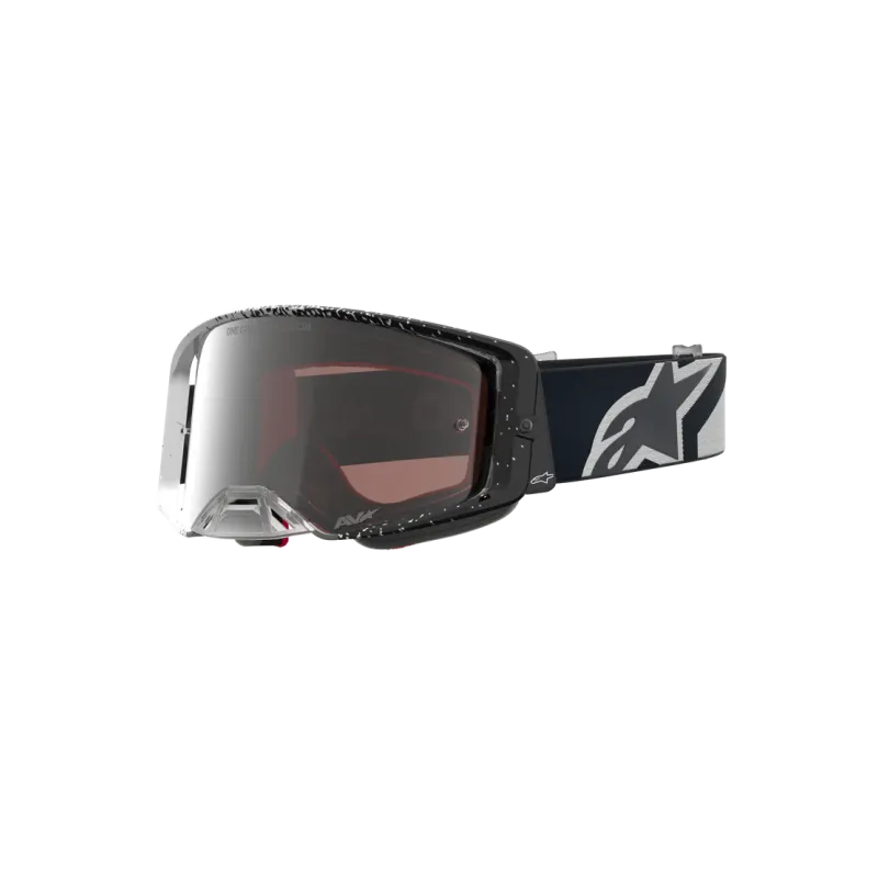 Mx Goggle Alpinestars Supertech Hiten White Black Mirror Silver