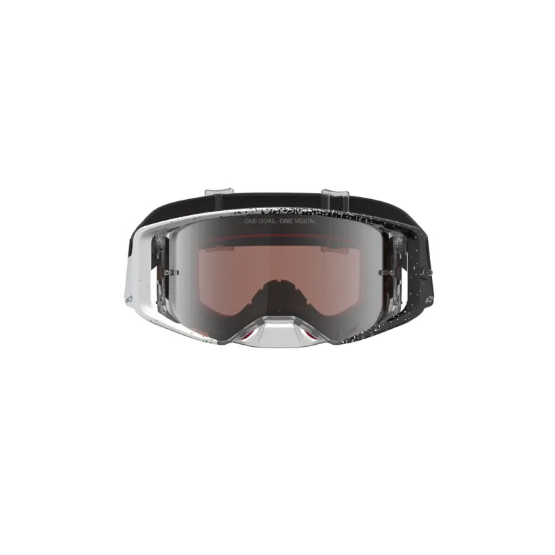 Mx Goggle Alpinestars Supertech Hiten White Black Mirror Silver
