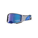 Maschera Motocross Alpinestars Supertech Hiten Black Blithe Blue Mirror Blue