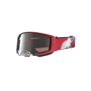 Motocross Masque Alpinestars Supertech Hiten Black Red Mirror Silver