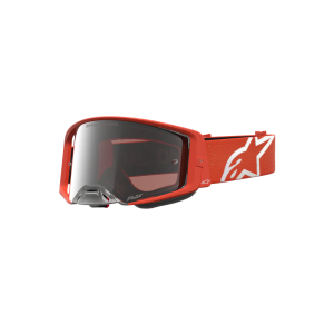 Maschera Alpinestars Supertech Vesta Orange Silver Mirror Silver