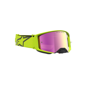 Crossbrille Alpinestars Supertech Vesta Yellow Fluo Black Mirror Red