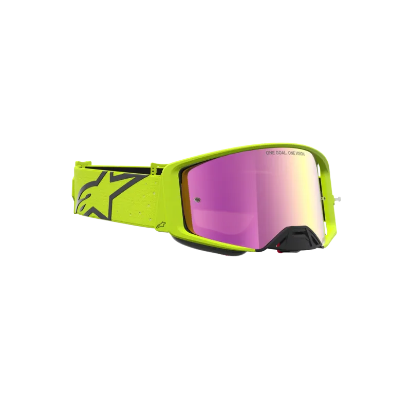 Masque Alpinestars Supertech Vesta Yellow Fluo Black Mirror Red