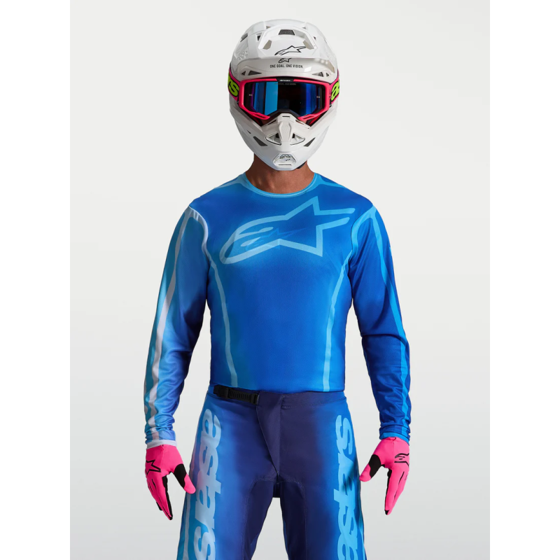 Maglia Alpinestars Fluid Kepler Ucla Blue Blithe Blue