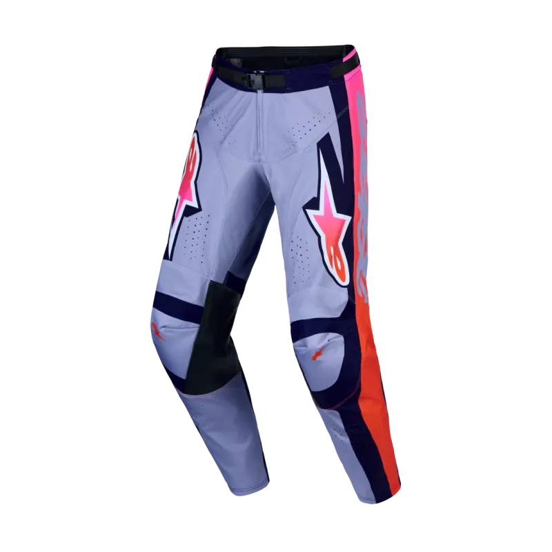 Pantalon Cross Alpinestars Racer Air Hunt Light Violet Deep Purp Pink Fl