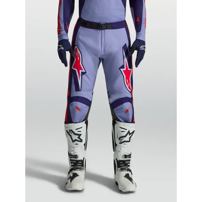 Pantalon Cross Alpinestars Racer Air Hunt Light Violet Deep Purp Pink Fl