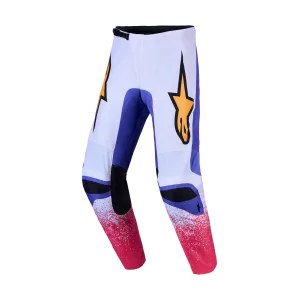 Pantalon Cross Alpinestars Fluid Drag Light Lilac Blue Iris Gold