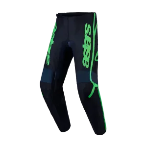 Pantalon Cross Alpinestars Fluid Apex V2 Deep Black Green Fluo