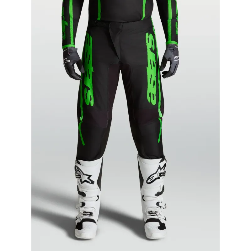 Cross Hose Alpinestars Fluid Apex V2 Deep Black Green Fluo