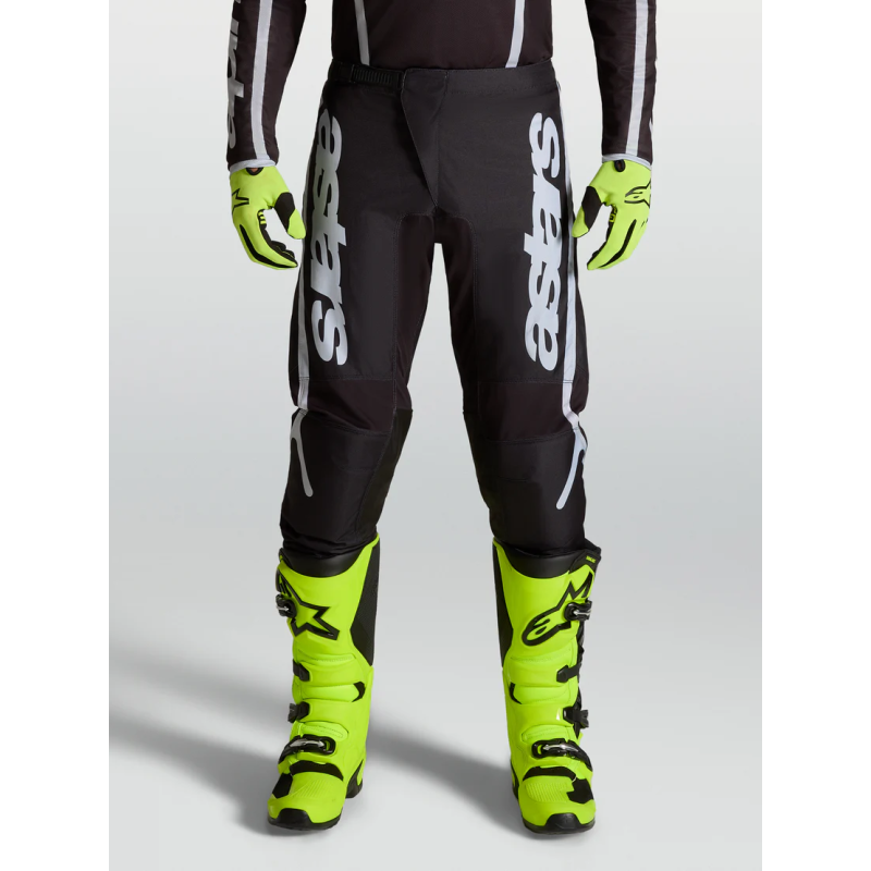 Pantalon Cross Alpinestars Fluid Apex V2 Deep Black Silver