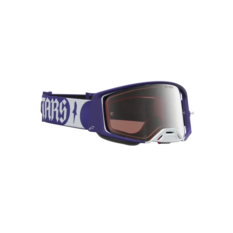 Alpinestars Supertech Atrox Deep Blue White Mirror Silver