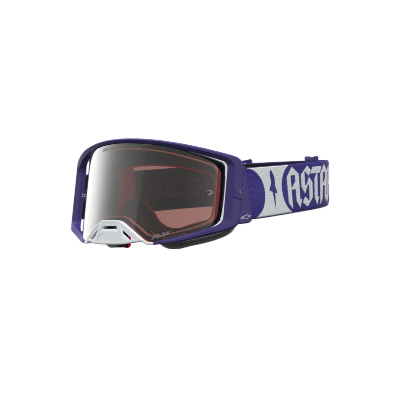 Mx Goggle Alpinestars Supertech Atrox Deep Blue White Mirror Silver