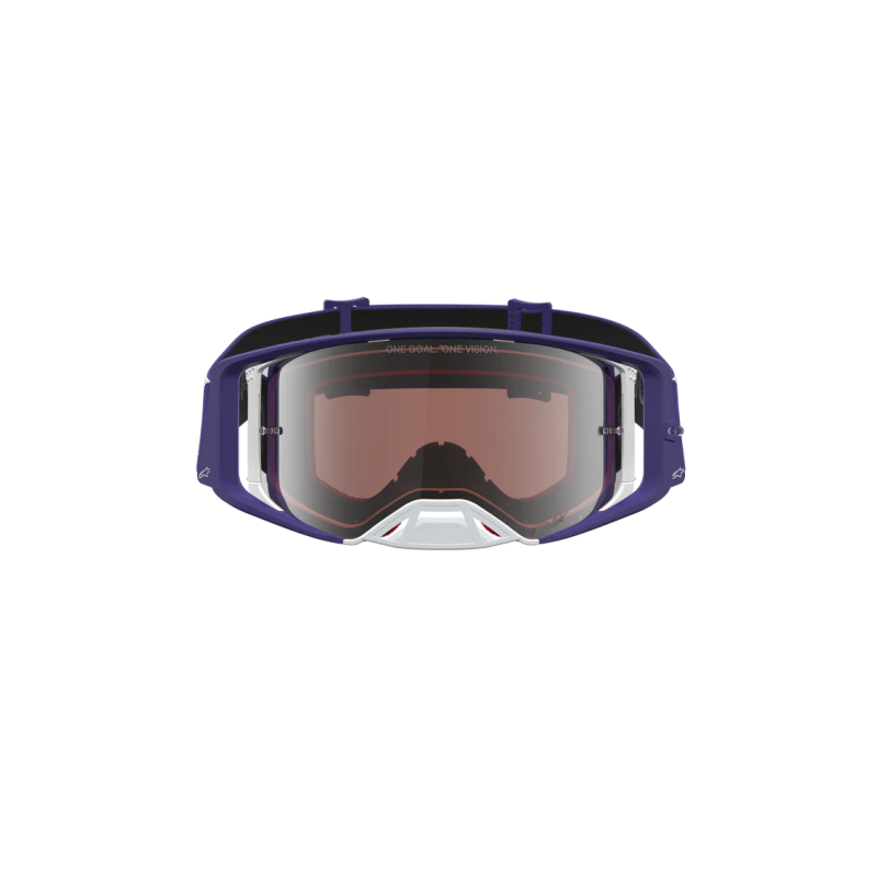 Mx Goggle Alpinestars Supertech Atrox Deep Blue White Mirror Silver
