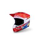Youth Helmet Alpinestars SM3 Falcon Red Fl White Blue Yl Fl Gl