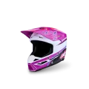 Youth Helmet Alpinestars SM3 Falcon Purple White Black Pink Fl Gl