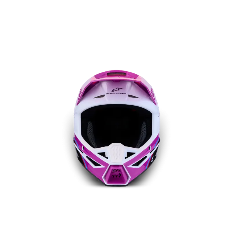 Casco bambino Alpinestars SM3 Falcon Purple White Black Pink Fl Gl