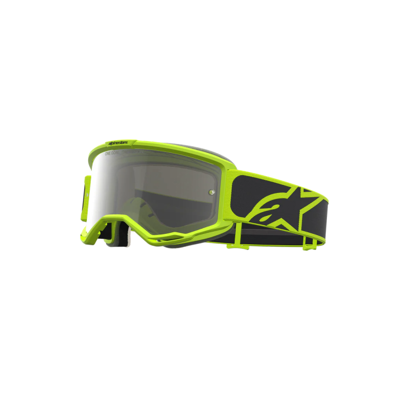 Mx Goggle Alpinestars Vision 5 Rora Black Ylow Fluo Mirror Silver