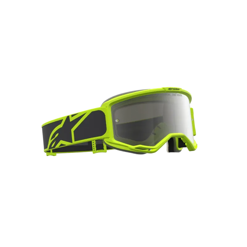Masque Alpinestars Vision 5 Rora Black Ylow Fluo Mirror Silver