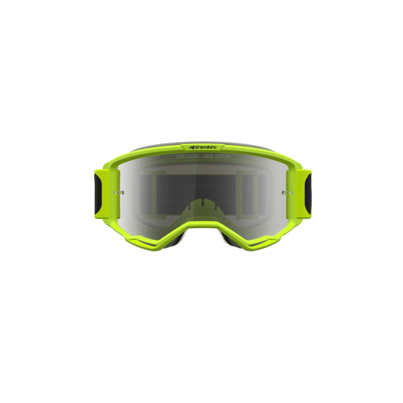 Maschera Alpinestars Vision 5 Rora Black Ylow Fluo Mirror Silver