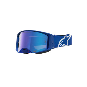 Crossbrille Alpinestars Supertech Vesta Blithe Blue White Mirror Blue
