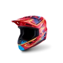 Helmet Alpinestars SM7 Cast Red Yellow Fluo Blue Glossy