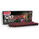 Kette RK MXZ5 Cross Enduro Motard 120 Links ROT 520