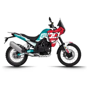 Kit Autocollants “Line Teal Red” Kove 800