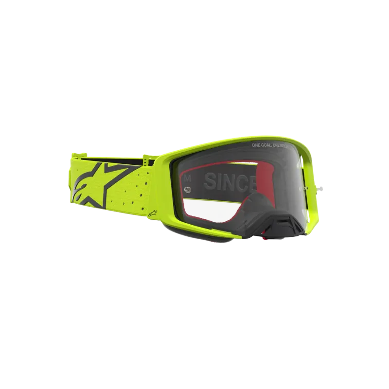Mx Crossbrille Alpinestars Supertech Vesta Yellow Fluo Black Clear
