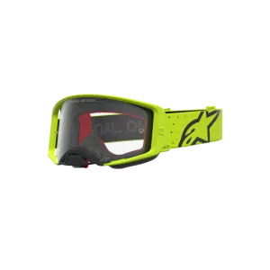 Motocross Masque Alpinestars Supertech Vesta Yellow Fluo Black Clear