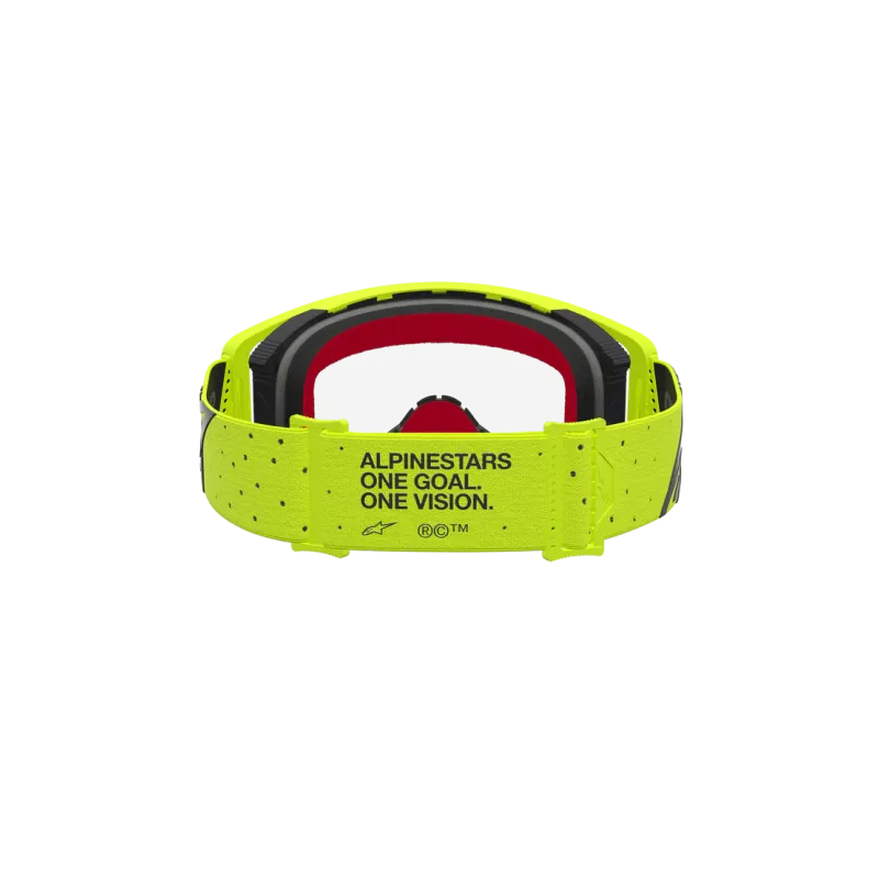Maschera Motocross Alpinestars Supertech Vesta Yellow Fluo Black Clear
