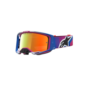 Mx Goggle Alpinestars Vision 8 Maven Fire Red Black Mirror Red