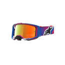 Masque Alpinestars Vision 8 Maven Fire Red Black Mirror Red