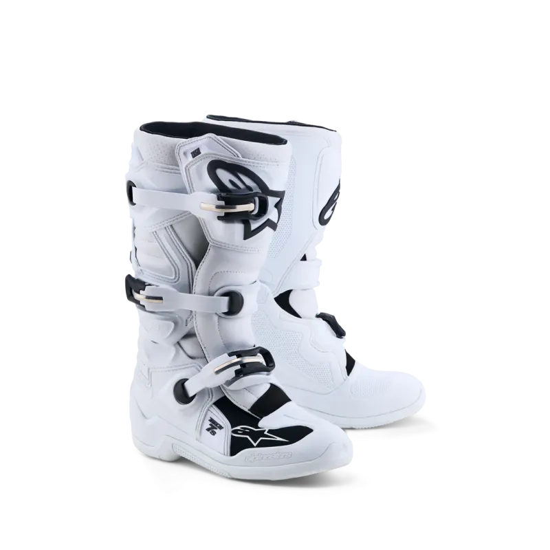 Motocross Stiefel Tech 7s Weib