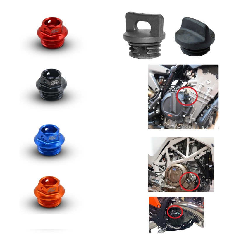 Pre-drilled Oil Filler Cap for KTM, Husqvarna, and GasGas (SM Project)