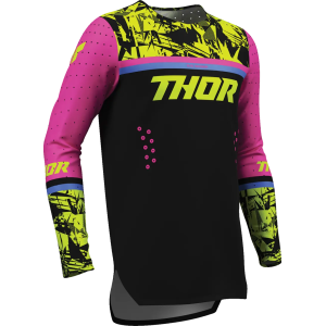 Maillot cross enfant Thor Sportmode Punk'd Black/Fuchsia