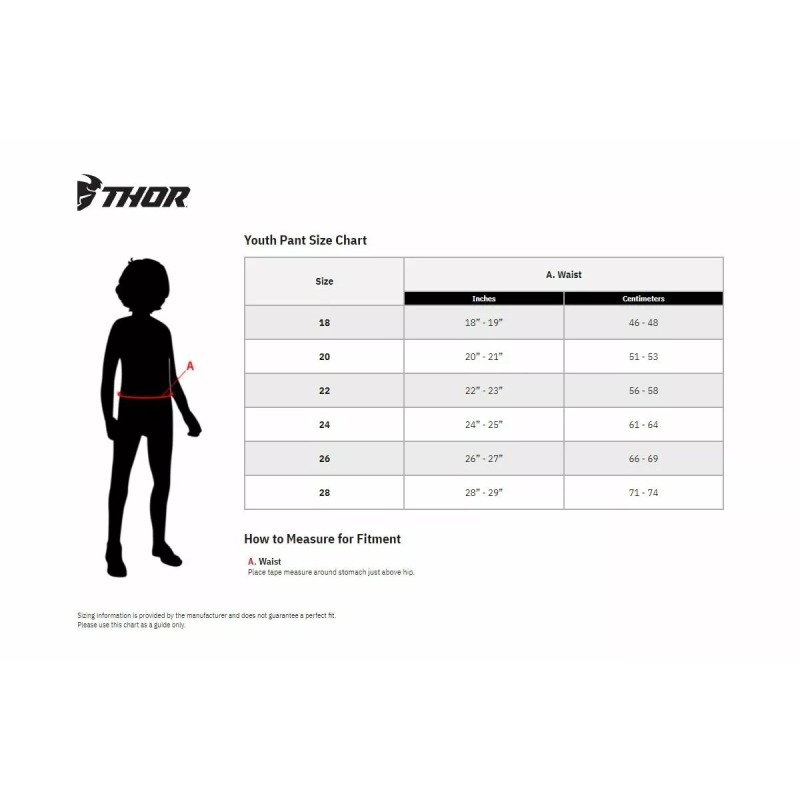 Pant Thor Youth Launchmode Forge Pants red