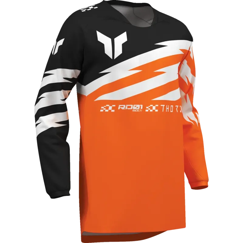 Maillot Cross Thor Youth Launchmode Shockie Fluo Orange / Black