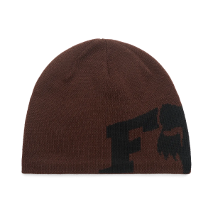 Cuffiotto FOX F Head X Jacquard Beanie Coffee