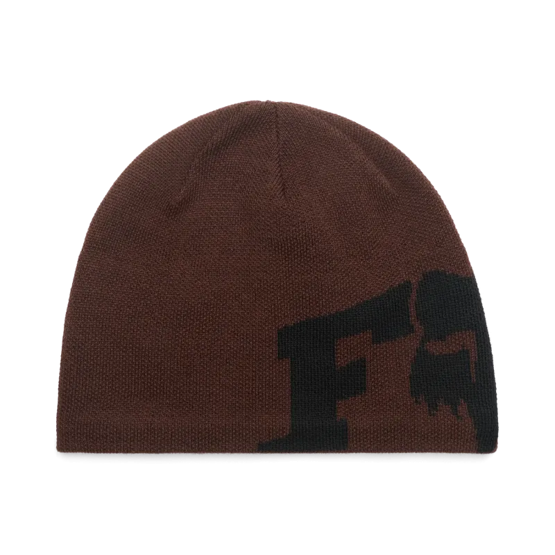 Cuffiotto FOX F Head X Jacquard Beanie Coffee