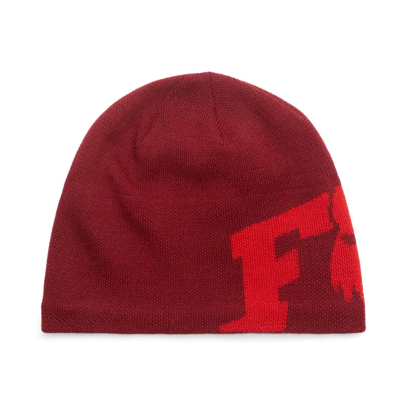 Cuffiotto FOX F Head X Jacquard Beanie Chili