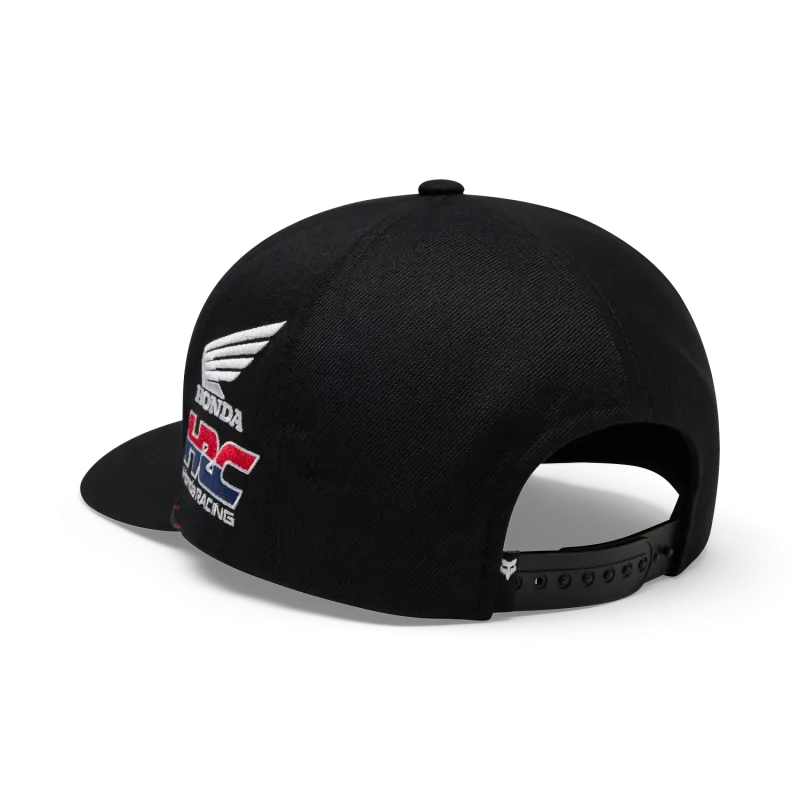 FOX Honda Snapback Hat Black