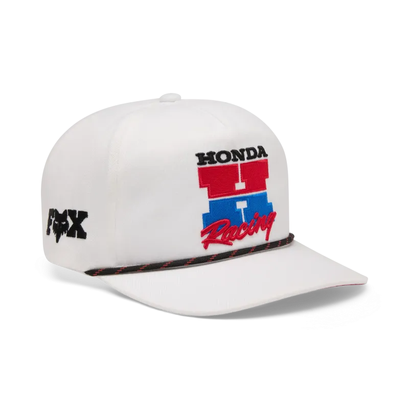 FOX Honda Snapback Hat White
